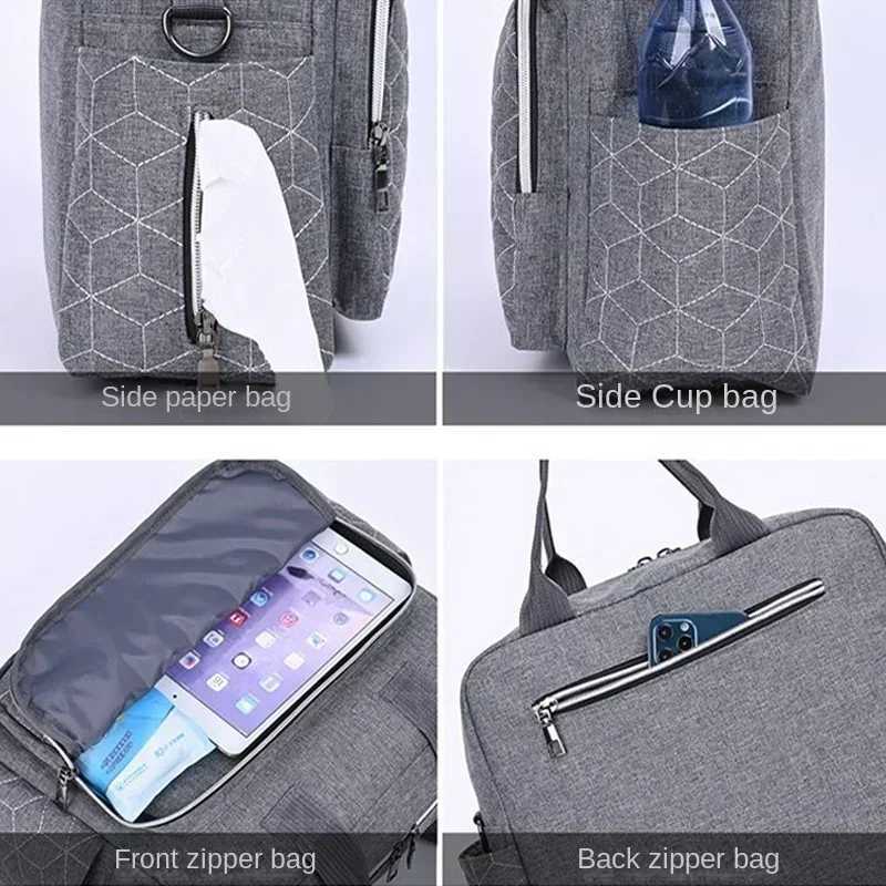 Baby Diaper Bag Nappy Bag Mummy Bag Waterproof Travel Baby Diaper Bags for Mom Stroller Mommy Maternity Totes Shoulder Bags KidsC250326