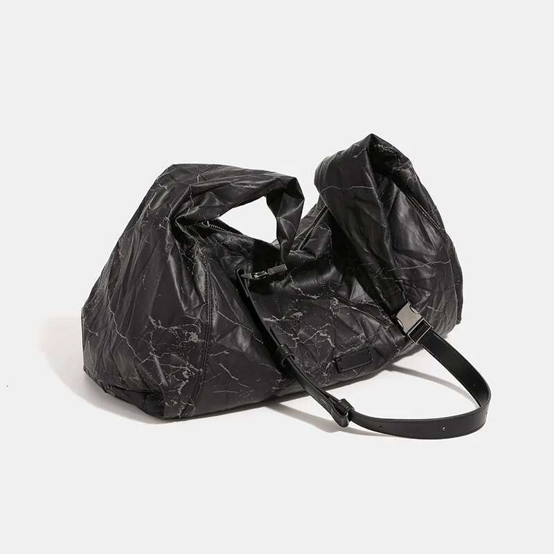 New Crescent Armpit Bag For Women Burst Large Capacity Shoulder PU Leather Crossbody Bags Purs Dumpg