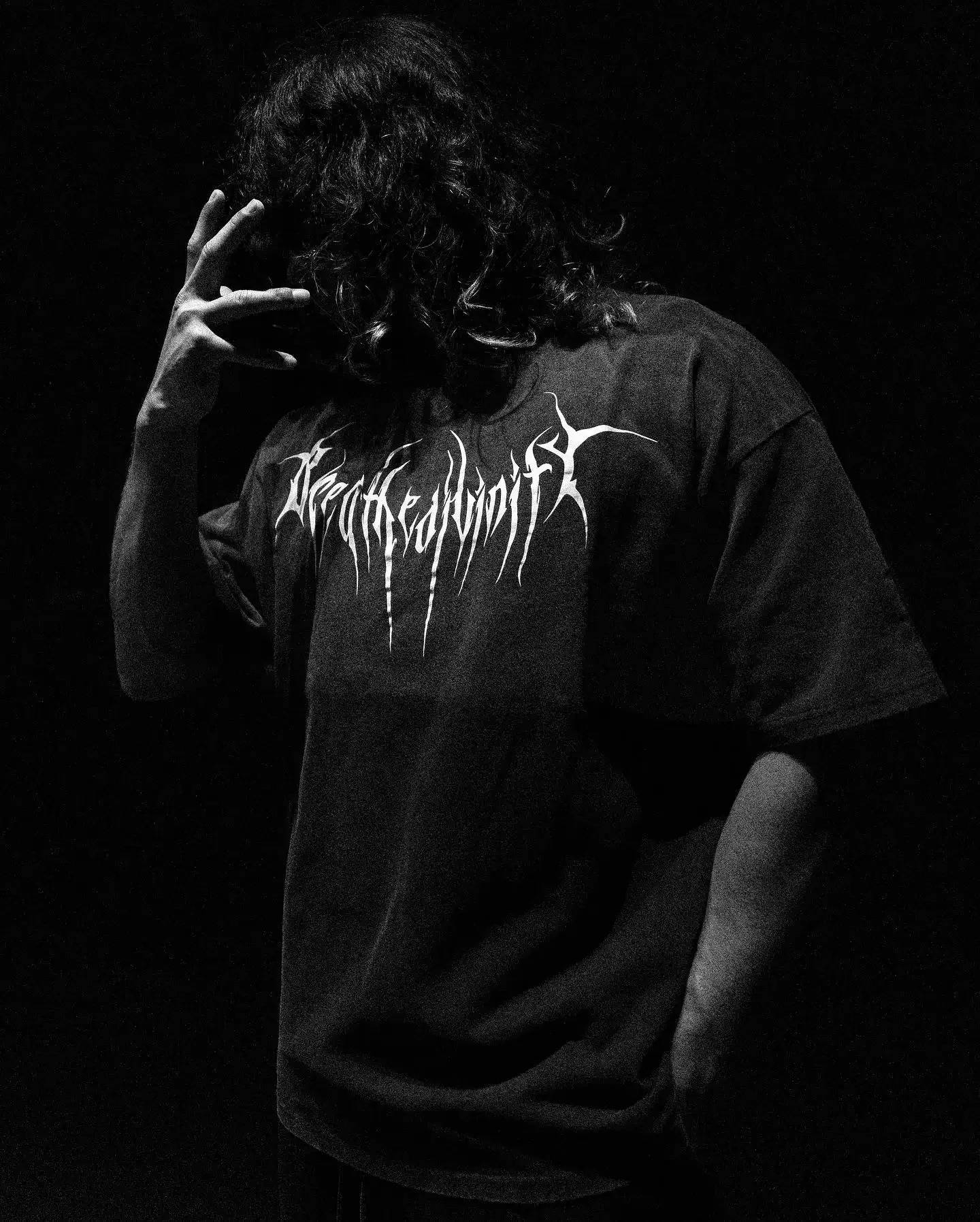American vintage y2k Style man graphic T Shirts GYM Oversized Tee in Black Gothic street casual couples Whort Wleeves Wear 250324