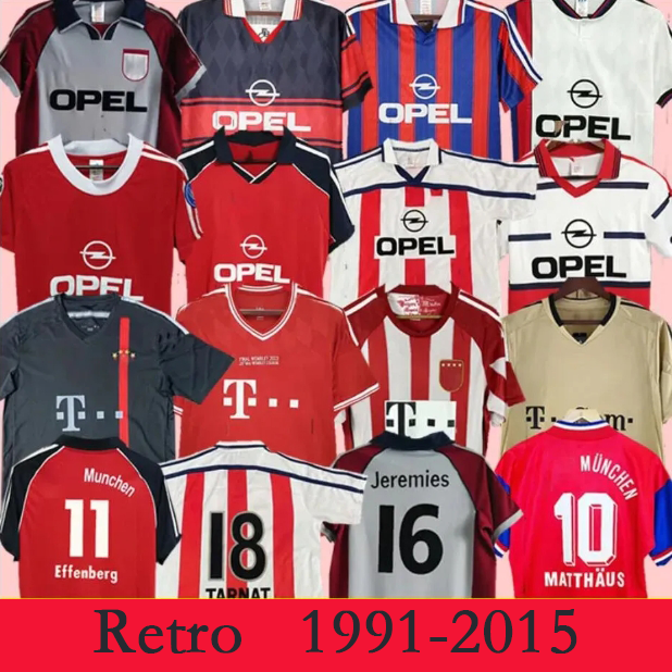 BayernS Munich Soccer Jerseys Retro Final Zickle Effenberg Elber Pizarro Scholl Klinsmann Football Shirts 00 01 02 04 05 10 11 13 14 15 91 93 95 96 97 99 98 00 14