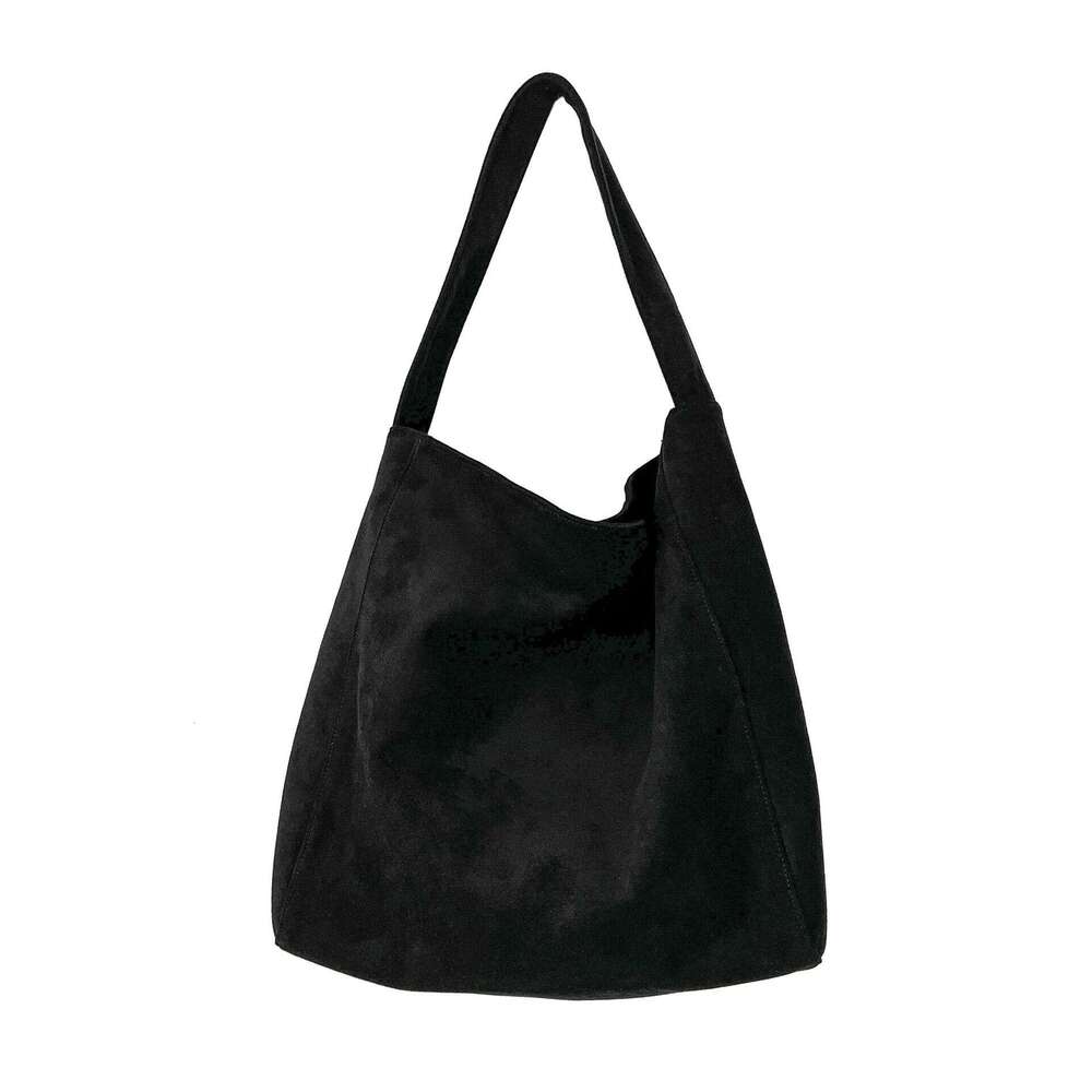 2a Woolen work canvas French minimalist large capacity polyester shoulder suede crossbody bag women's backpack