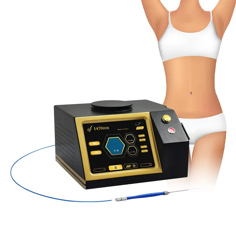 New 1470nm Therapy Machine Treatment Fat Dissolving Beauty Device Liposuction Skin Tightening Facial Lifting Cellulite Reduction Body Slimming Equipme