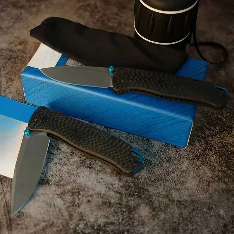 BM 533/535 Carbon Fiber Handle Knife Camping Hunting Outdoor Self Defense Tactical Survival Portable Multi purpose ToolXJ250326