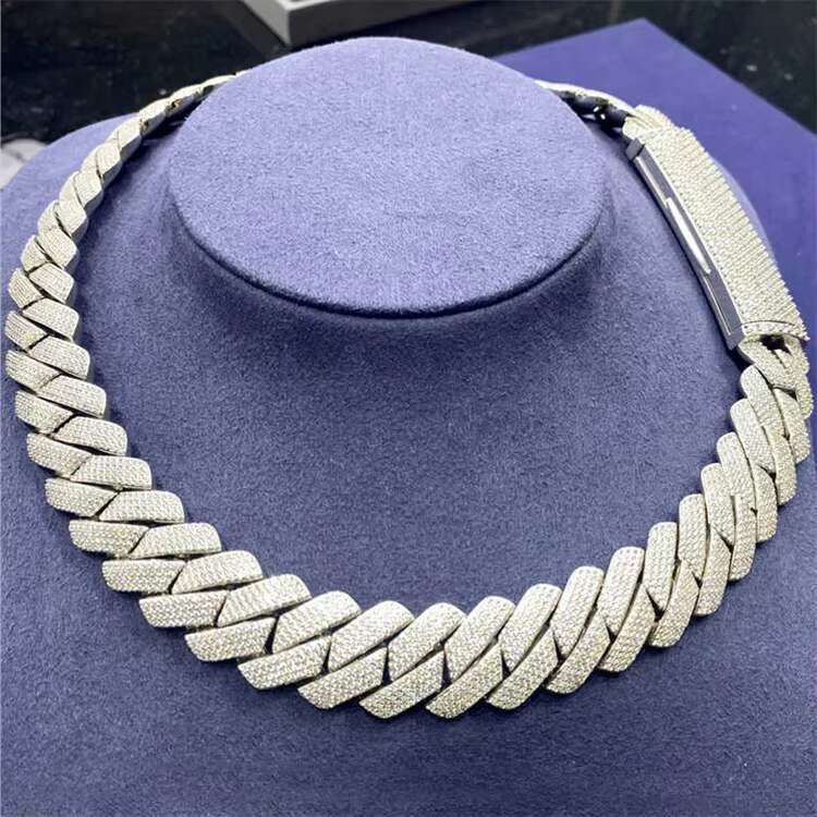 Excellent Quality Individuation Vvs Colorless Moissanite Diamond Necklace Classical Stylish Moissanite Necklace