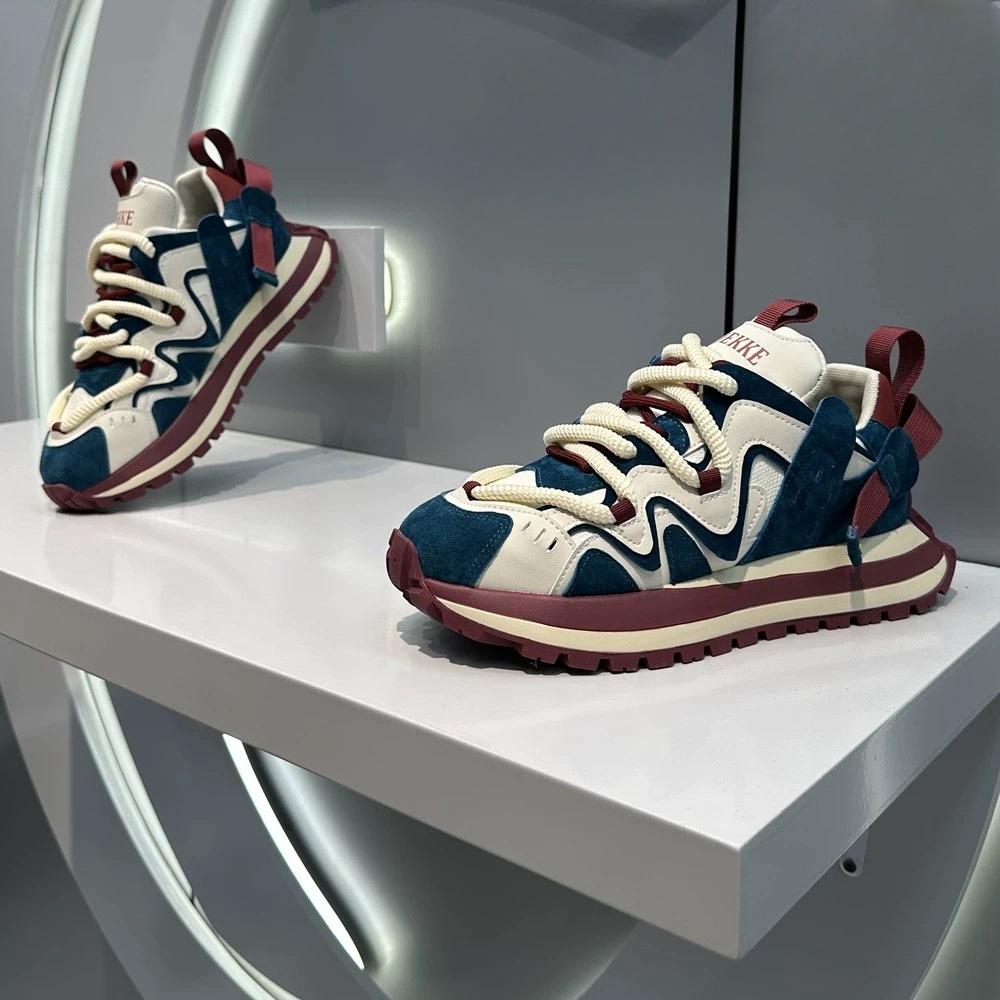 2025 spring and summer new men's burst thick soles increase sports style casual NEW trend all men cool shoes