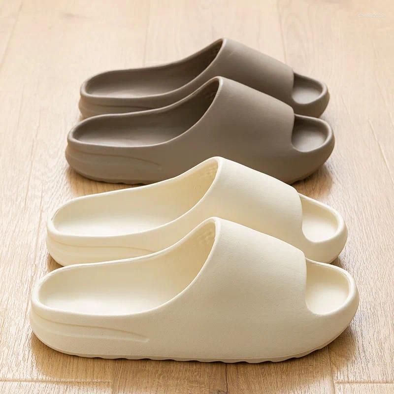 Slippers Coconut Female Summer Net Red Shoes Soft Sole Flip-flops Non-slip On Poo Feeling Beach Men