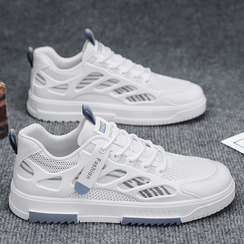 2025S New Trend Designer Men S New Summer Breathable Mesh Versatile Casual Board Soft Sole Sports Heightening Little White Trendy Shoes