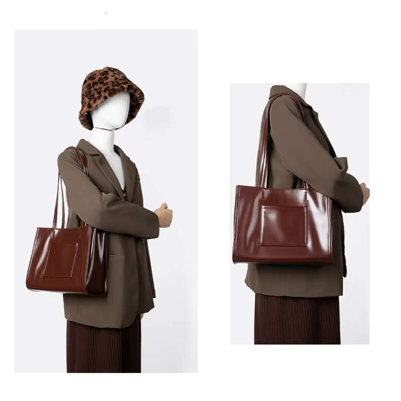 New designer shoulder bag, high-quality women's handbag leather