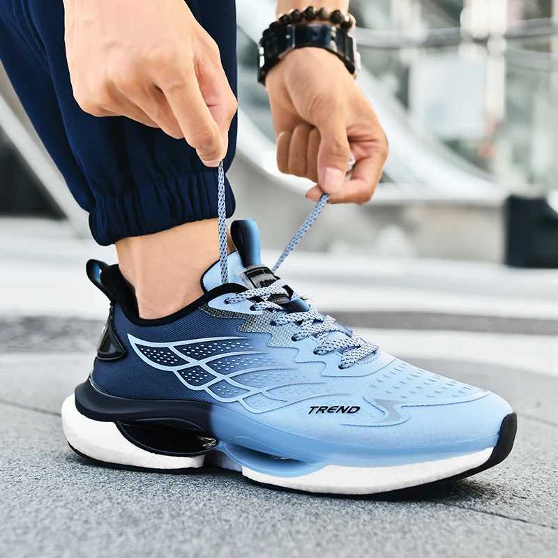 Mens Shoes Sport Running Shoes Sneakers for Men Cfortable Athletic Training Footwear Mesh Black Walking Shoes Big Size 44 45C250325