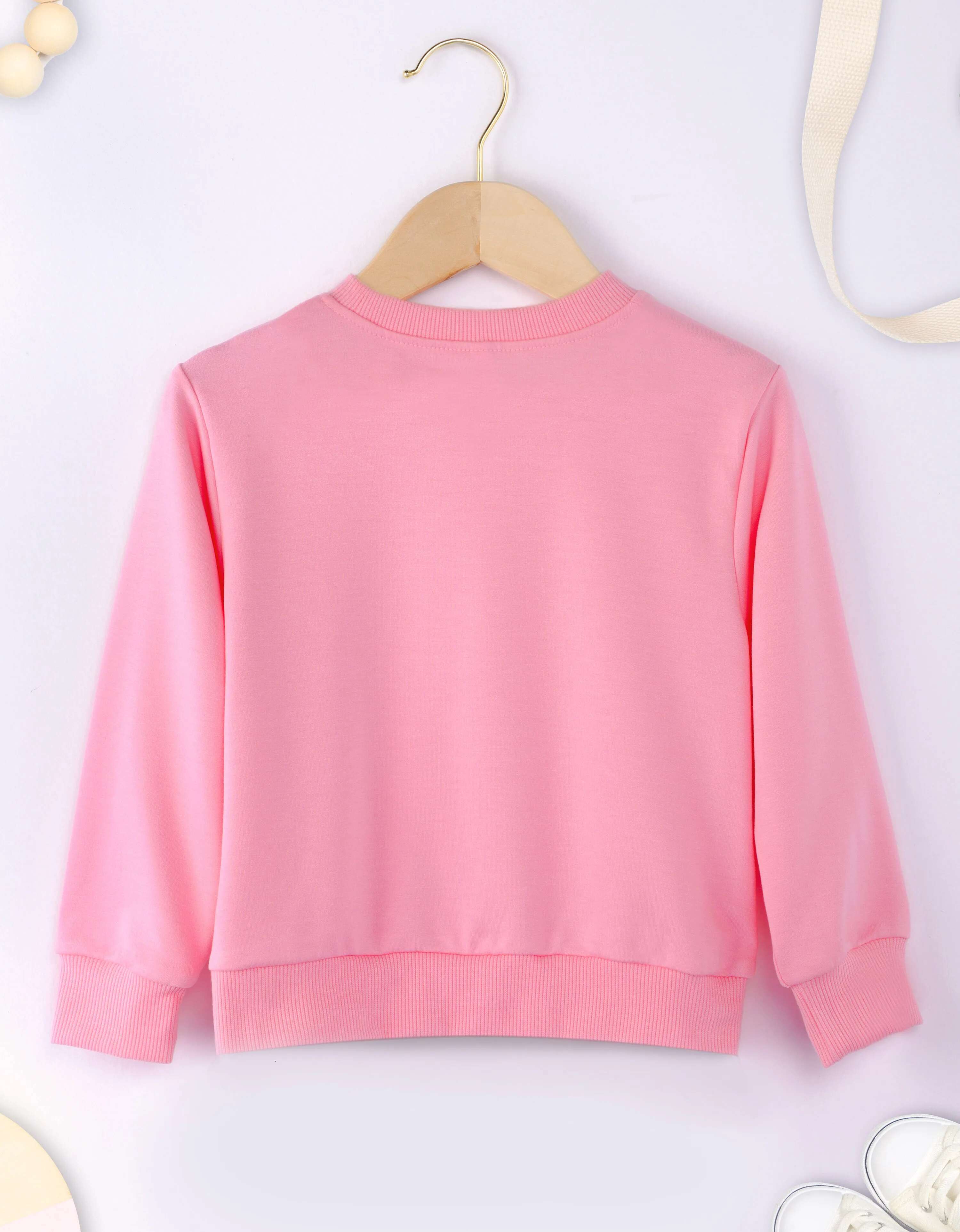 Ddmyshoesvip Unicorn Cute Girl Clothes Pink Sweet Style To Years Children Sweatshirt Aesthetic Fashion European Kids Hoodie