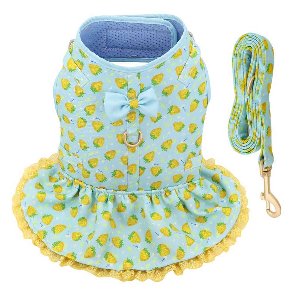 Cute Printed Chihuahua Dog Cat Strap Set Summer Pet Puppy Clothing Mini Dog Tank Top X250326