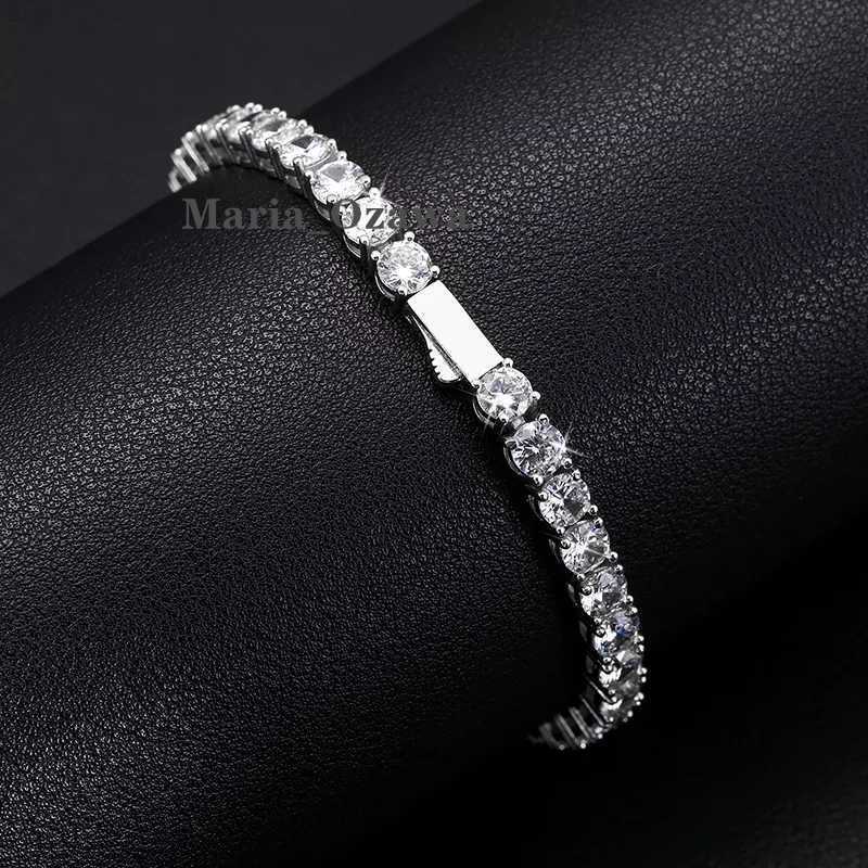 New Arrival Women Jewelry Vvs Moissanite Diamond Cluster Tennis Bracelet Iced Out Lab Grown Diamond Tennis Bracelet