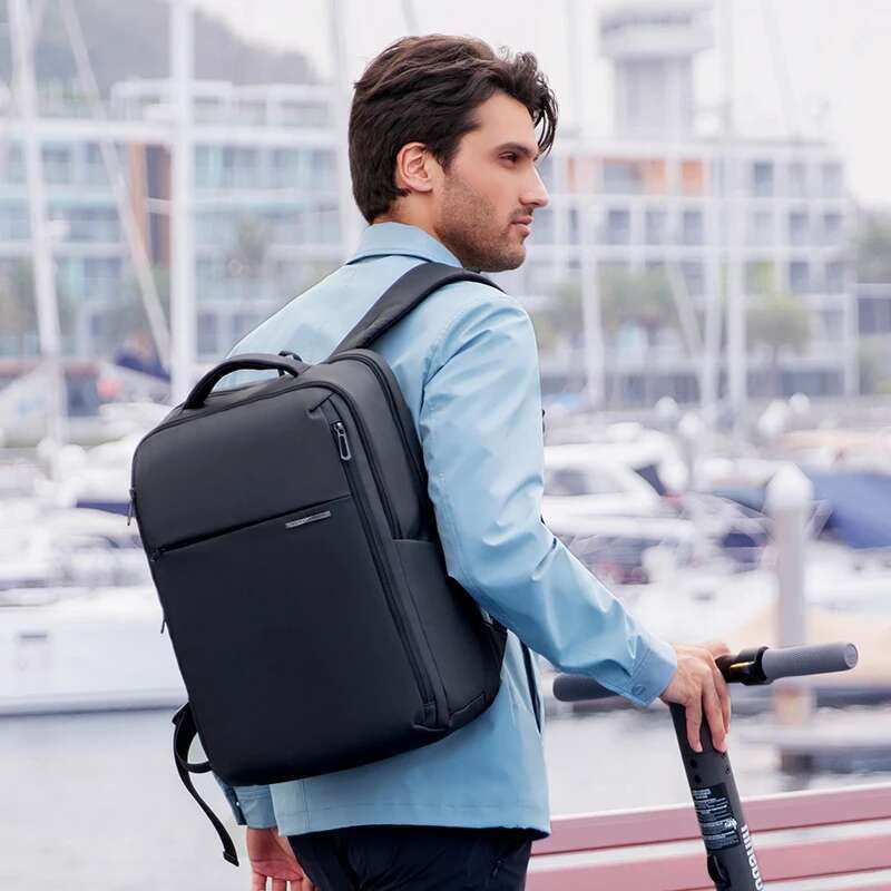MARK RYDEN Men Ykk Zipper Business Travel Backpack Fits 15.6 Inch Laptop Zaino Uomo Man Bagpack For Travel