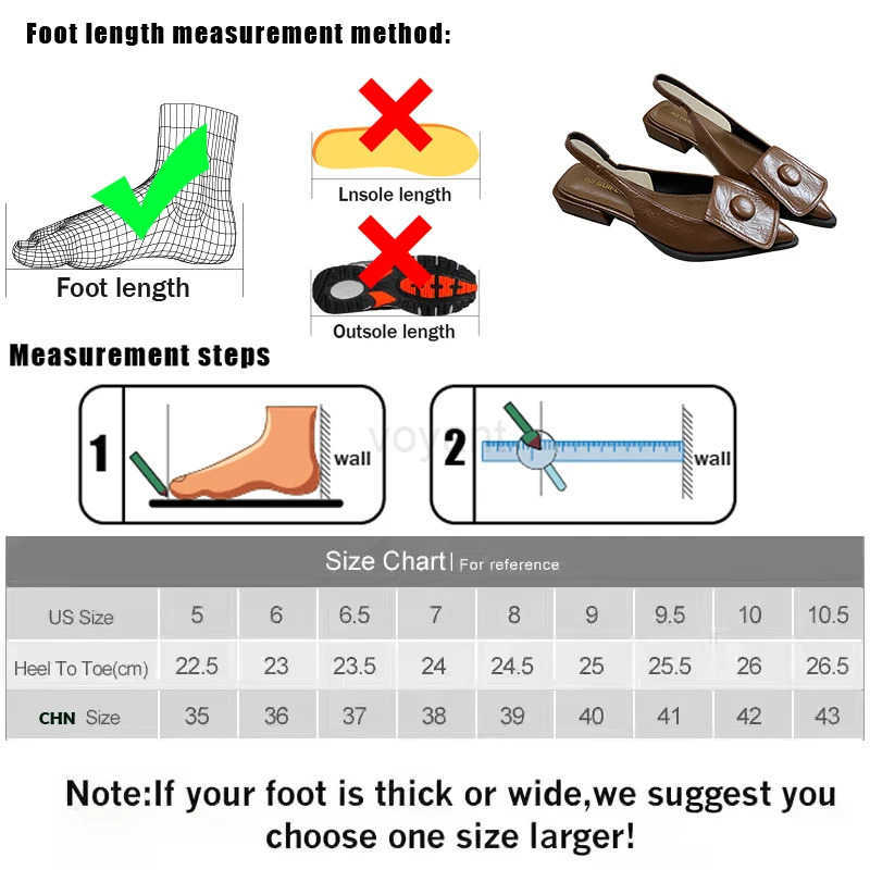 2024 Fem Slip On Footwear Fashion Shallow Wen Low Heel Sandals Shoes Slingbacks Pointed Toe Ladies 3cm Heel Sandals Shoes Z250326
