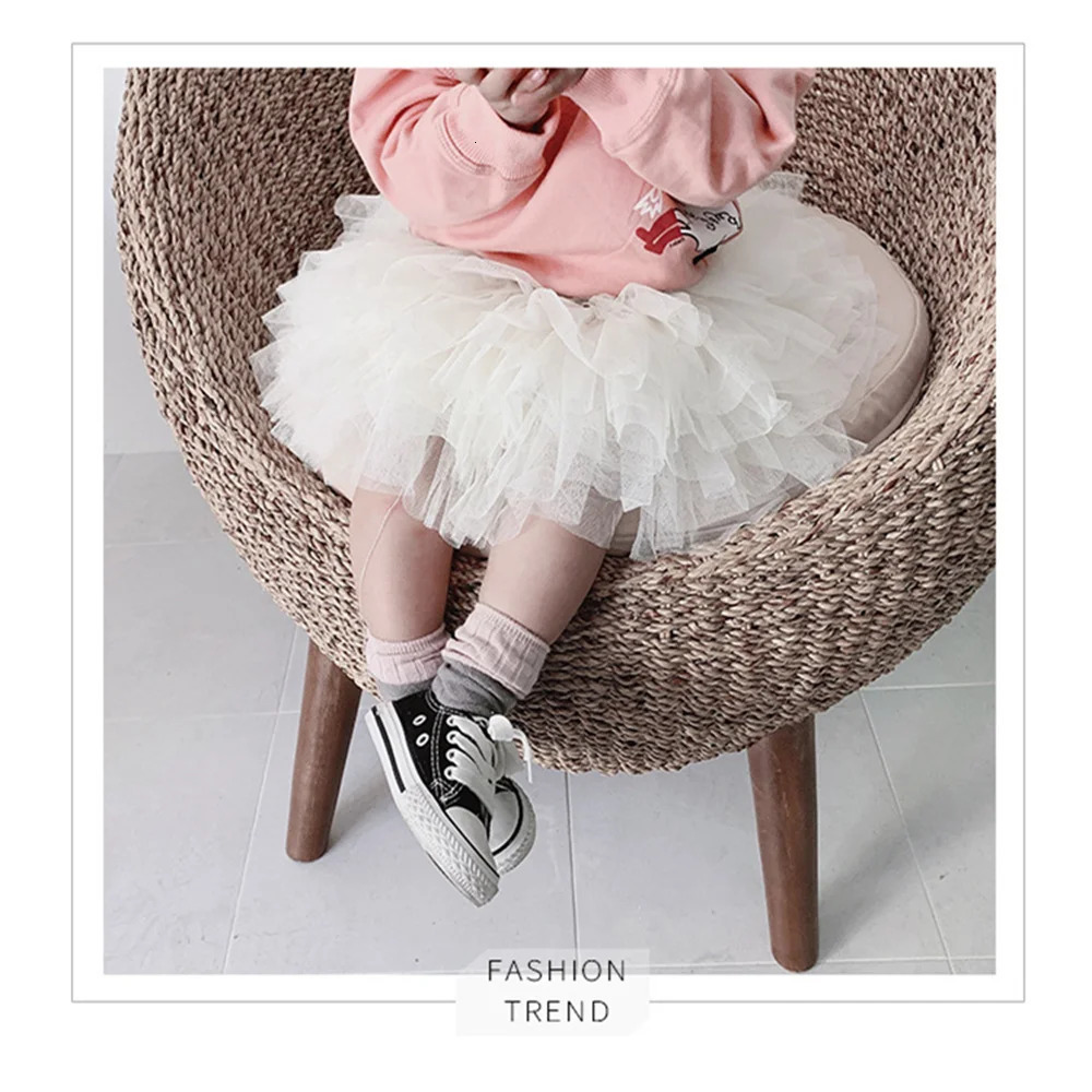 Baby Girls Brown Tutu Skirt Super Fluffy 6 Layers Pettiskirt Princess Ballet Dance Skirts Kids Tulle Skirt Xmas Child Clothes 250326