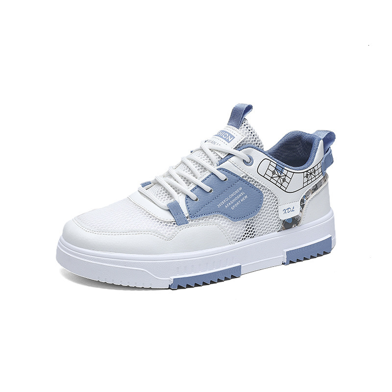 2025S New Trend Designer Spring Breathable Thin Mesh Versatile Sports And Leisure Small White Board Men S Trendy Shoes