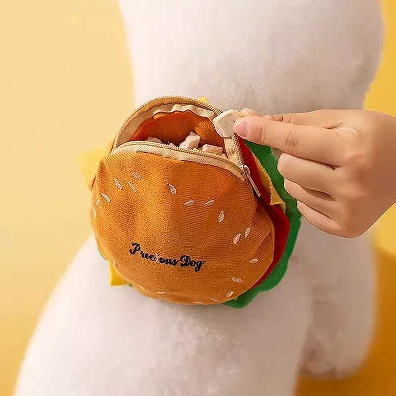 Burger Bag Dog Strap Set Outdoor Decoration Small and Medium sized Dog Cat Strap Durable Polyester Anti Loss Pet Accessories X2503261