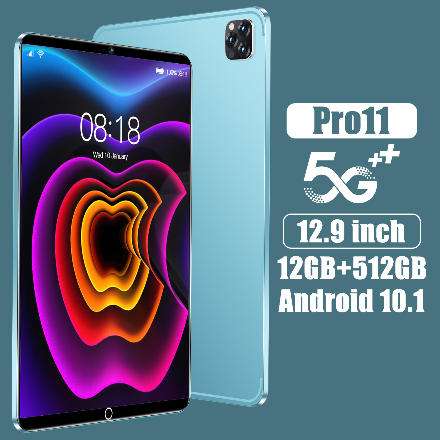Tablet Pro11 12+512G smart all-in-one front and rear HD cameras Metal case 5G tablet
