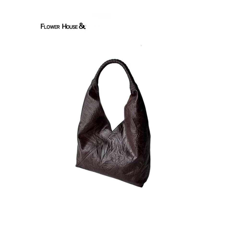 Women's Bags Women's Bags Super Hot Water Bucket For Women New Style, Popular This Year, High-End Sense, Niche Pleated Single Shoulder Tote 