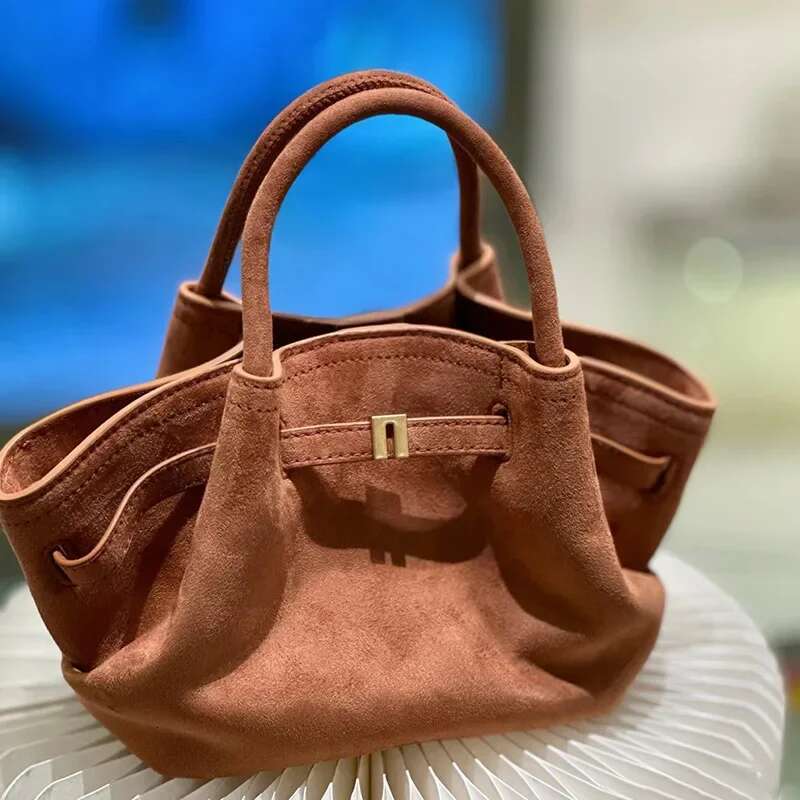 New Niche Handbags Matte Suede Leather Women's Bags