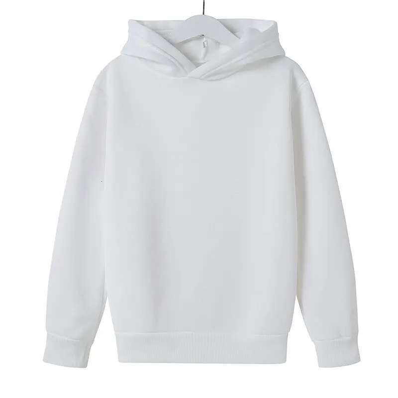 Ddmyshoesvip Solid Color Children S Hoodies Clothing Year Boy Girls Casual Toddle Tops Coat Spring Autumn Sweatshir White Black Red