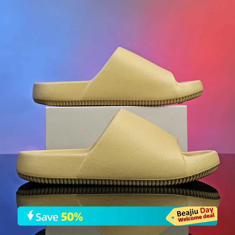 Large size 47 summer slider mens and womens EVA soft soled indoor slider sandals lightweight beach shoes mens slider flip coverXJ250326