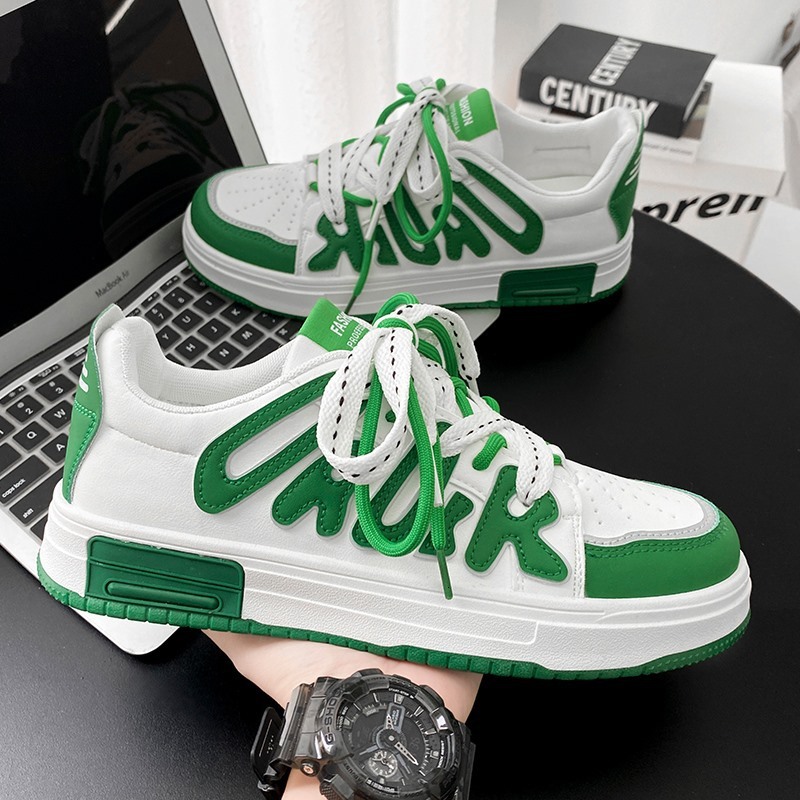 2025S New Trend Designer Spring Men S Breathable Versatile Free Shipping Casual Flat Youth Sports Little White Trendy Shoes