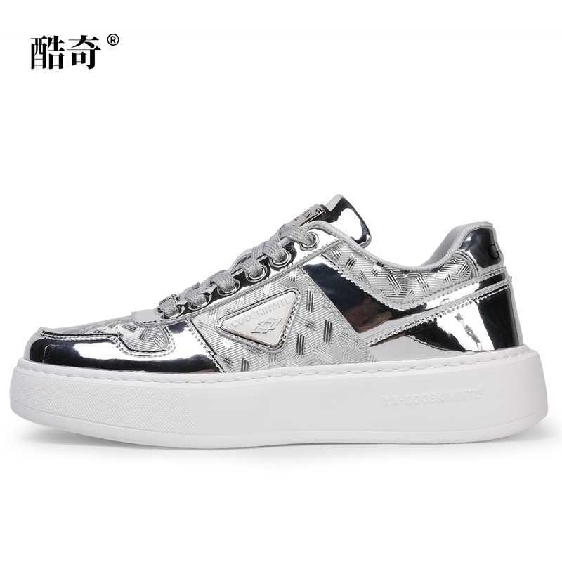 2025 Fashion Designer Shoes Gold Silver White Black Sneakers Casual Shoes Men Women Designer shoes High quality lightweight rubber soled shoes Sizes 3