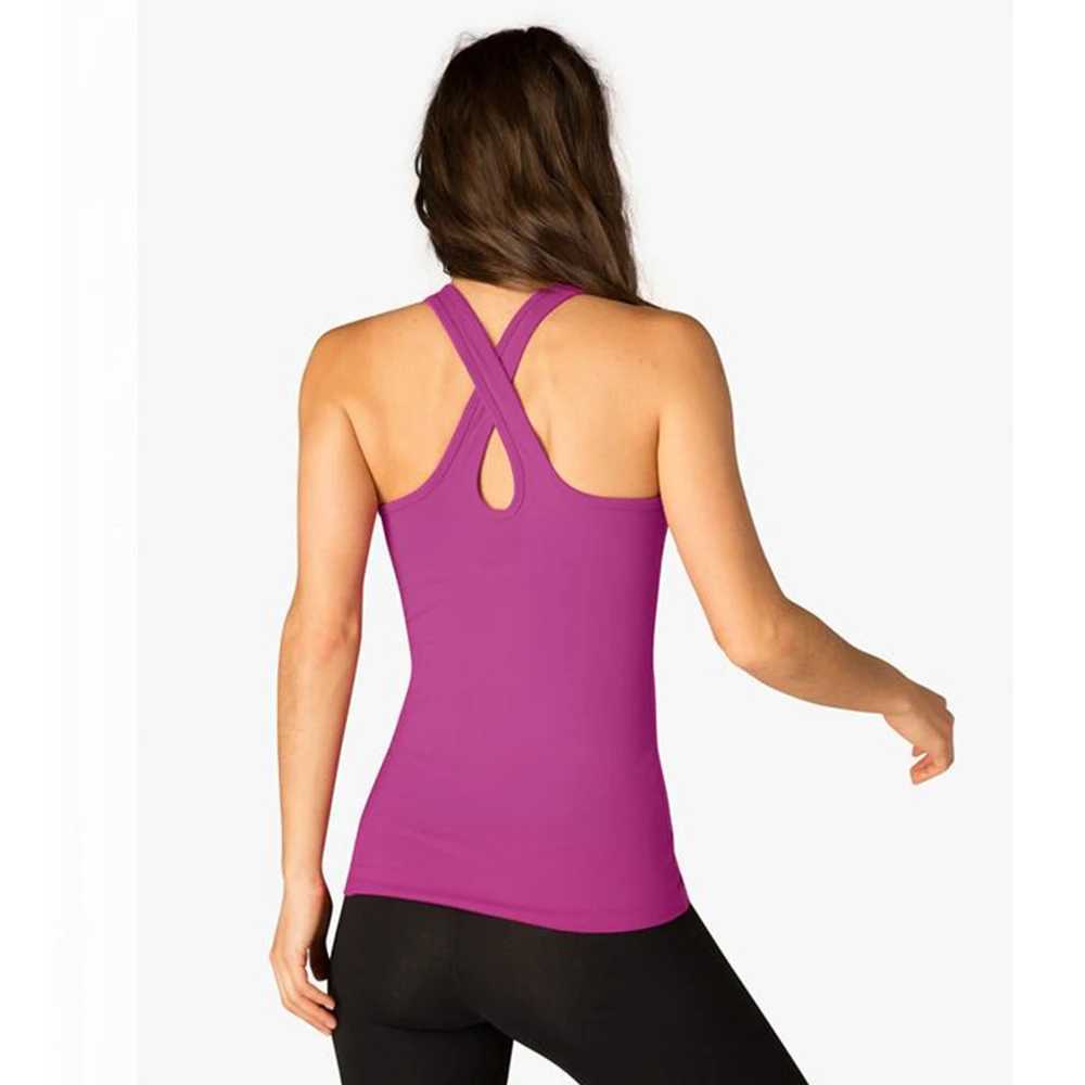 Womens Mesh Splicing Sports Top Womens Breathable Yoga Shirt Womens Sports Shirt W250326