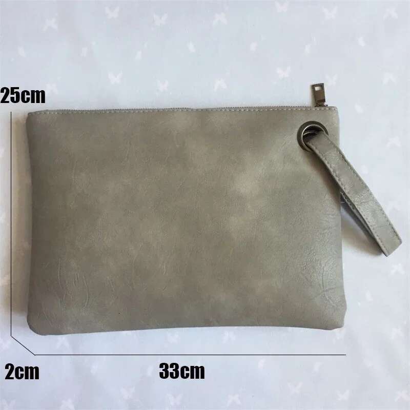 Fashion Solid Women's Leather Women Envelope Clutch Evening Bag Female Clutches Handbag