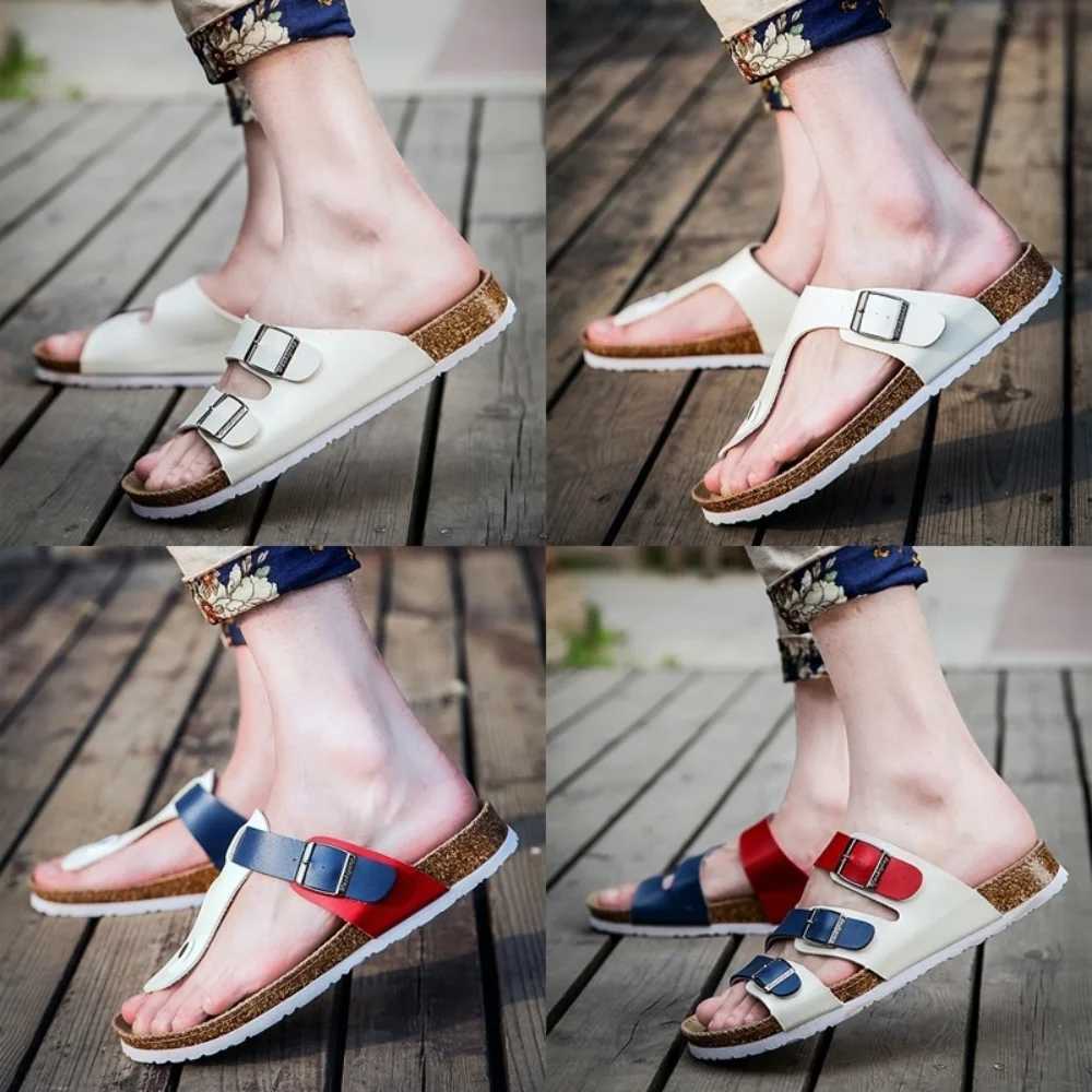 2025 Womens Soft Bottom Sandals New Summer Outdoor Beach Shoes Mens Soft Leather Garden Shoes Casual N Skating Beach SandalsXJ250326