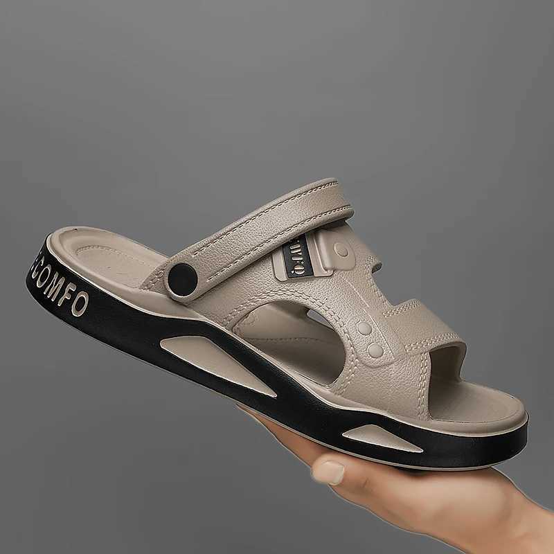 Mens EVA summer sandals dual-purpose casual sneakers wear-resistant beach shoes casual trend mens sandalsXJ250326