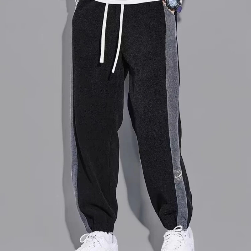 Mens pants gym bag mens clothing oversized sportswear freight sports Y2K runners 250326