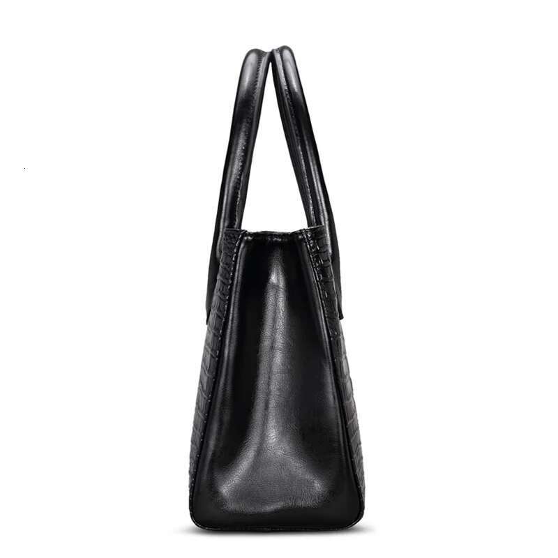 Cowhide Leather Handbag Large Capacity Casual Shopping Single Shoulder Crossbody Retro Women Briefcase Soft New Designer Bag