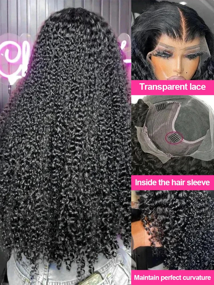 300% High Density Loose Deep Wave 40Inch 13x6 13x4 HD Lace Frontal Human Hair Wig Full Glueless Ready To Go Preplucked Curly Wig 250322
