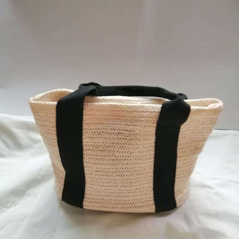 2023 Summer New Vegetable Basket Grass Woven Bohemian Style Beach Ferry Holiday Leisure Women's Bag