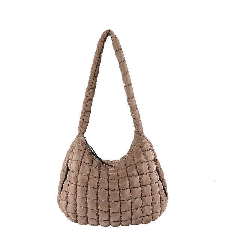 61 Folded Fashion One Shoulder Handheld Dumpling Large Capacity Down Cotton Cloud Women's Bag