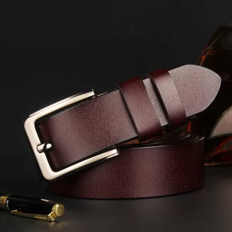 CEXIKA 130 140 150 160 170cm genuine leather belt suitable for men high-quality Plus long size pin buckle waist belt W250326