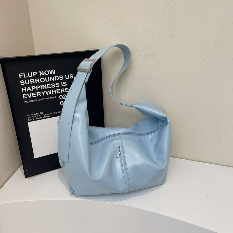 7f Large capacity armpit bag 2025 new tote women's sweet crossbody fashionable shoulder bag, handbag
