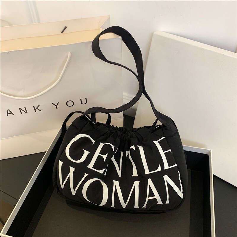 Gentle Woman Colorful Dumpling Bun 2024 New Leisure Handheld Cloth Girl Fresh Shoulder Bag