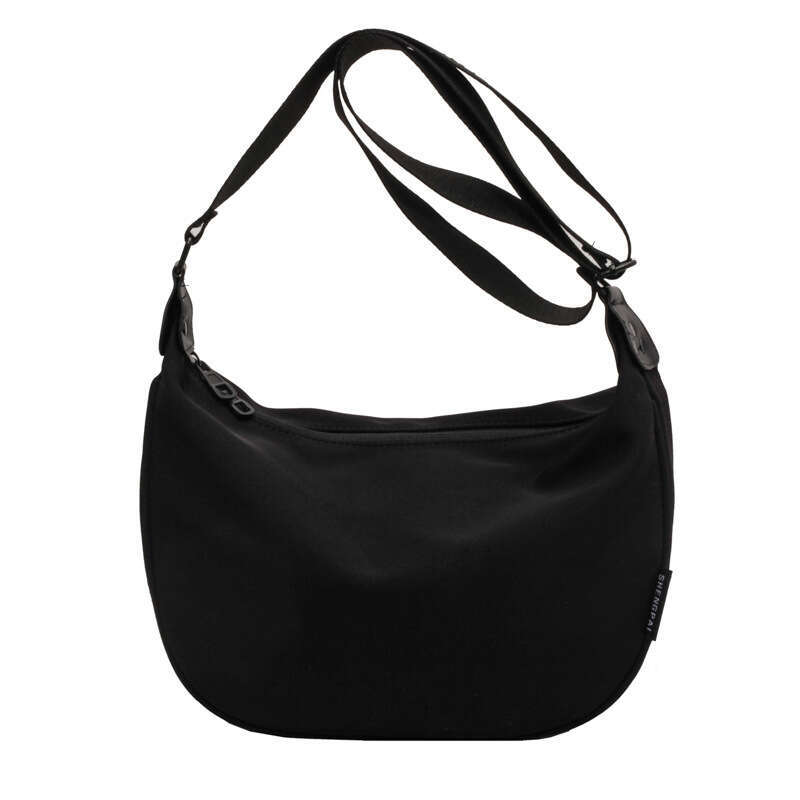 Lazy Wind Moon Teeth for Women, Small Simple Crossbody Dumpling Sports and Leisure Style Single Shoulder Bag, Large Capacity Women's Bag