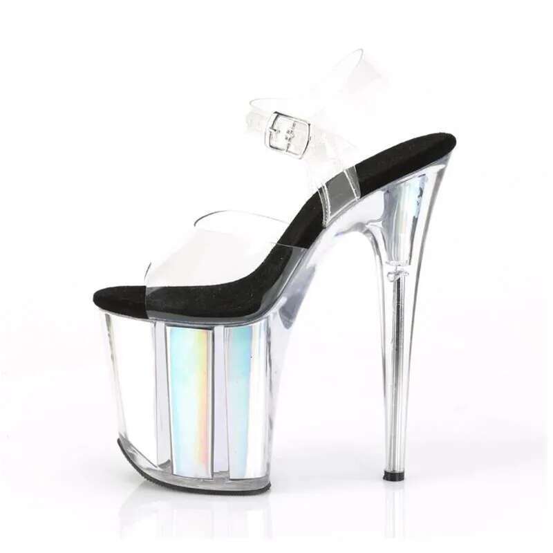 High Heel BBZAI New Pattern Superior Quality Super High Heel Ladies CM Crystal Thin Heels Sandals Shoes Waterproof CM