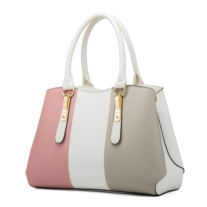 Designer 2025S new fashionable contrasting color handbag shoulder crossbody baozi mother four piece women bag