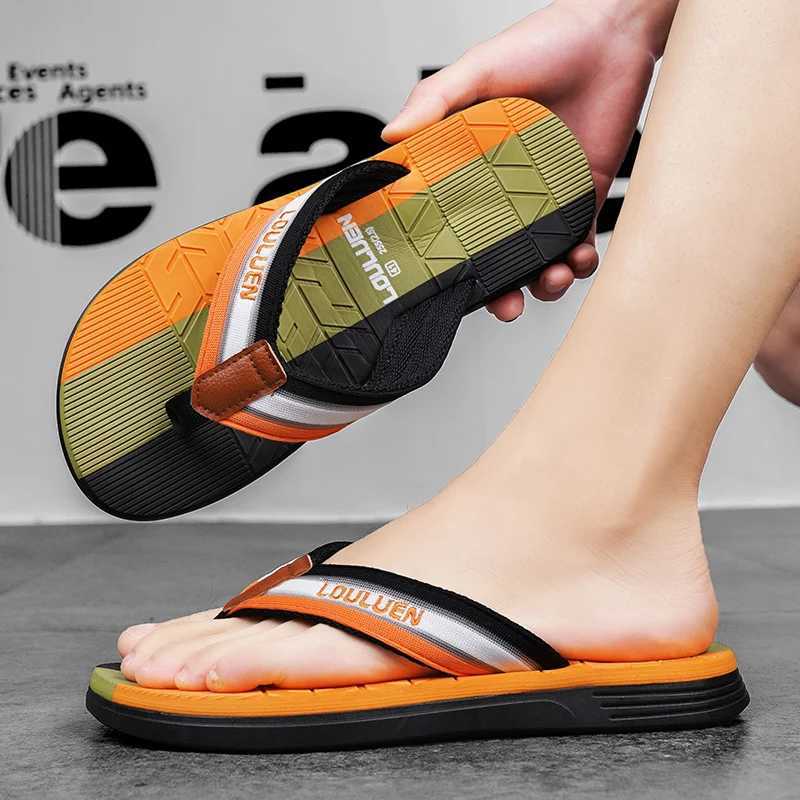 Mens flip cover Fi mens sandals outdoor soft summer slippers size 39-45XJ250326