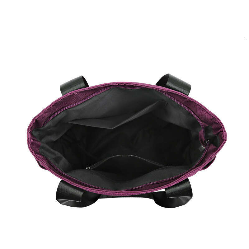 2023 New Handbag Shoulder Women's Korean Edition Popular Simple Solid Color Large Capacity Nylon Bag