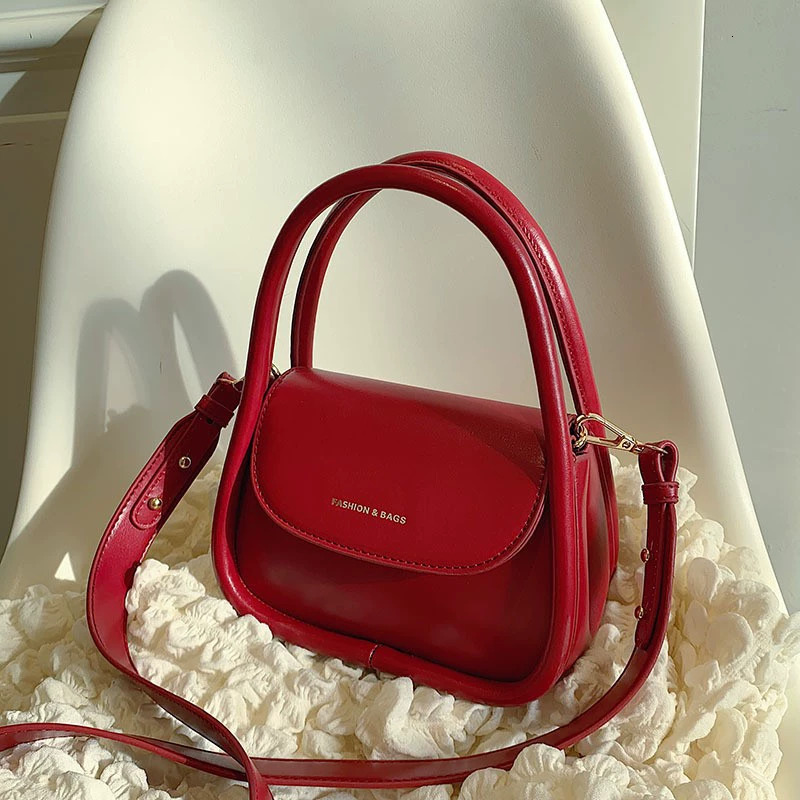 Women's Niche High-End Handbag, Simple Small Square Bag, Fashionable And Versatile Single Shoulder Crossbody Bag