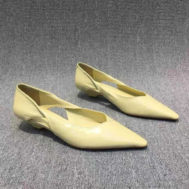 Pointed Toe Wen Sandals Dress Sexy Designer Low H Shoes Wan Summer 2025 Fashion Shallow Luxury New Zapatillas De Mujer Z250326