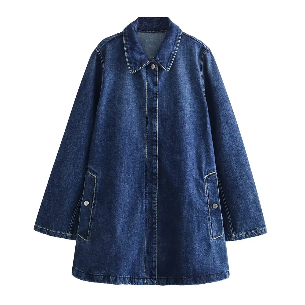 Kar Otza 2024 Summer Womens Fashion Edition Denim Loose and Comfortable Casual Windbreaker Jacket 250318