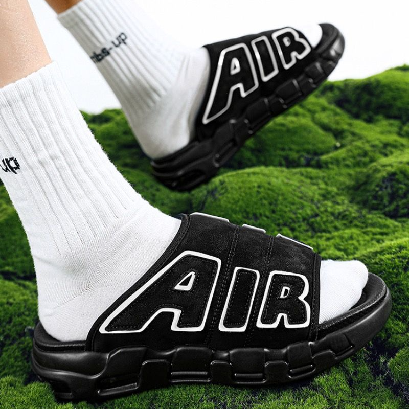 Slippers 2025 Men's Fashion Casual Sports Air Cushion Summer Open-Toe Beach Slipper Designer Mens Slides dh1102176994