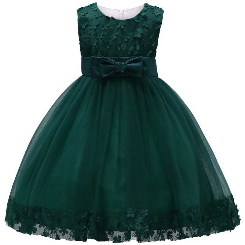 Lace Girl Wedding Par Dress Girl Birthday Baby Childrens Clothing Evening Ball Dress Youth Tank Top Clothing W250326